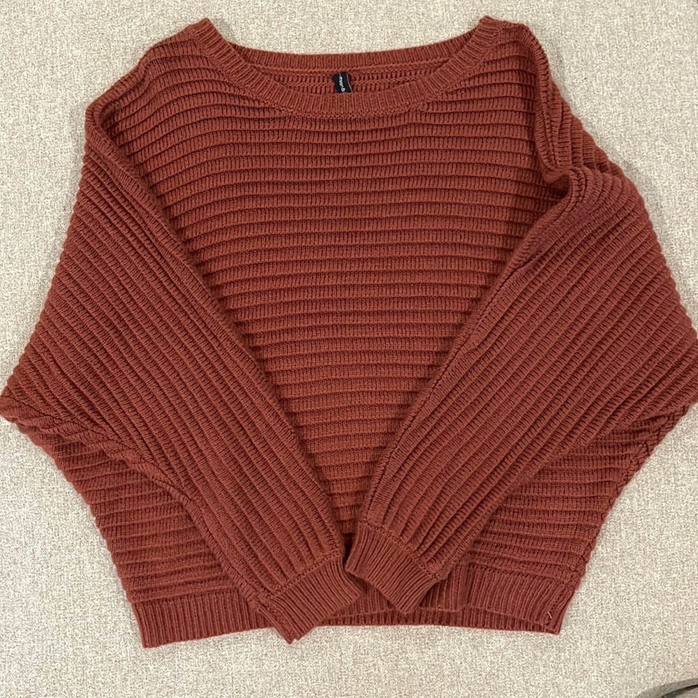 Rust colored sweater